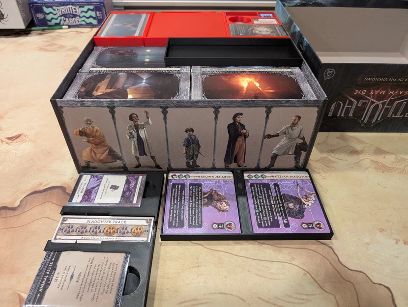 Bộ Khay Đựng Board Game Cthulhu Death May Die (Hỗ Trợ Card Bọc Sleeve) - Image 70