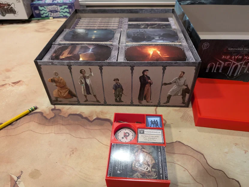 Bộ Khay Đựng Board Game Cthulhu Death May Die (Hỗ Trợ Card Bọc Sleeve) - Image 77