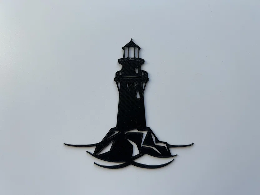 Tranh treo tường 3D hình ngọn hải đăng (Lighthouse Wall Art) - Image 1