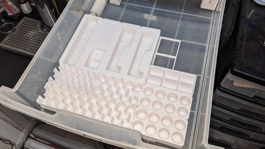 Gridfinity Maximized - Khay lưu trữ pin tối ưu diện tích - Image 2