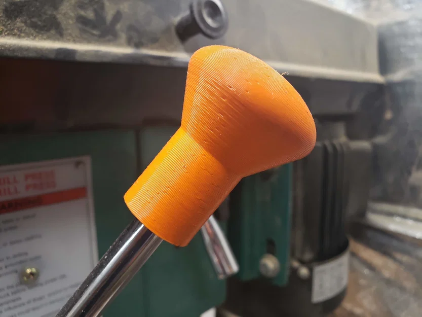 Núm vặn thay thế cho máy khoan Grizzly M12 - In 3D tiện dụng - Image 2