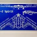 Mô hình in 3D Bản vẽ kỹ thuật máy bay B-2 Spirit độc đáo - Thumbnail 1