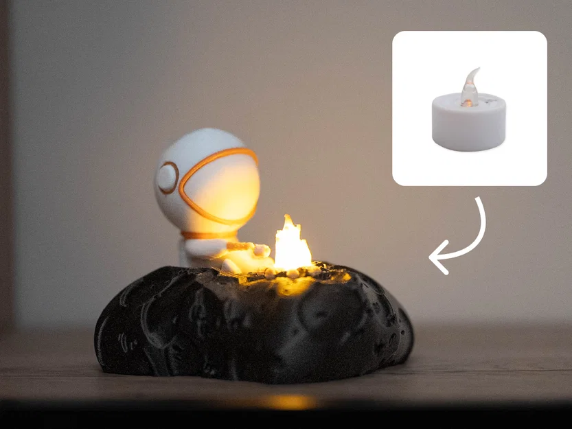 Mô hình Phi hành gia nướng kẹo dẻo trang trí độc đáo (in 3D) - Image 1