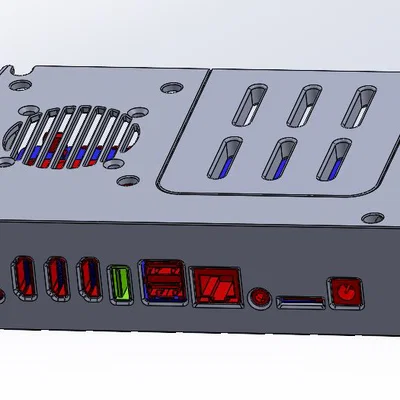 Vỏ máy NAS FriendlyElec CM3588 cho tủ Rack 10 inch
