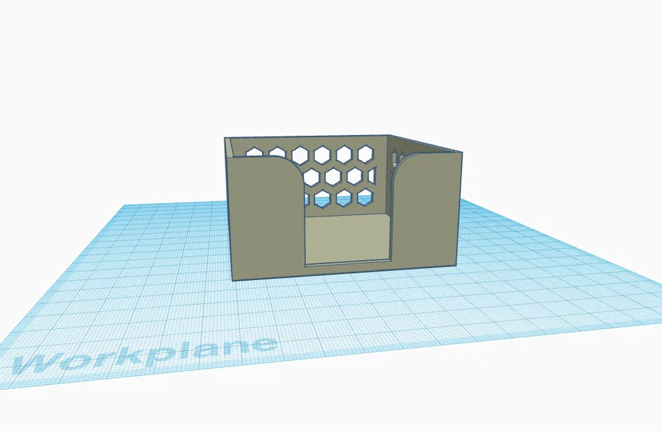 Hộp đựng giấy note họa tiết tổ ong - Image 3