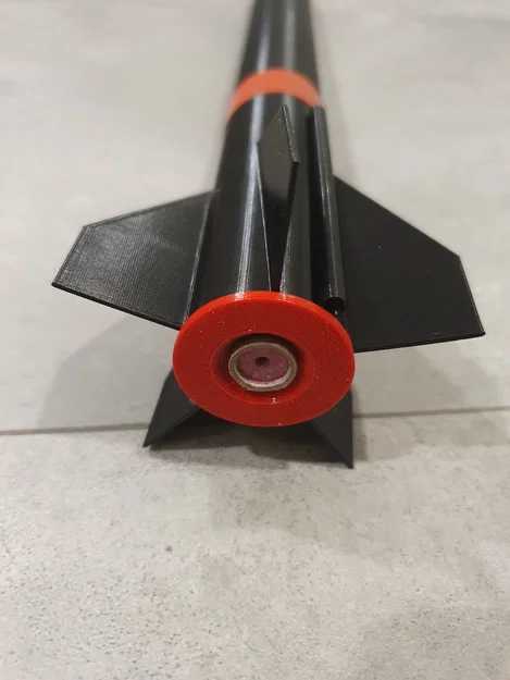 Mô hình tên lửa phóng được/vỏ tên lửa in chế độ spiral - Image 3