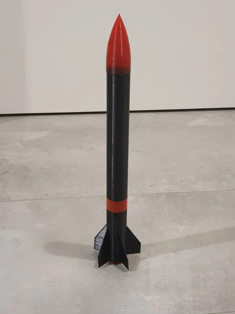 Mô hình tên lửa phóng được/vỏ tên lửa in chế độ spiral - Image 4