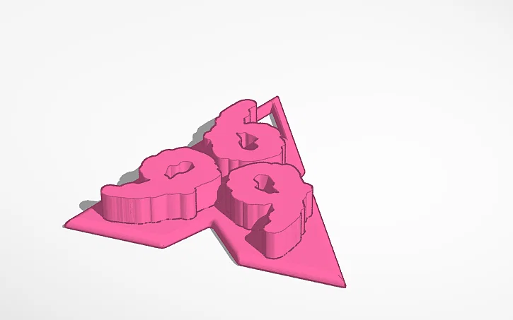 Mô hình 3D logo 999 của Juice WRLD độc đáo - Image 1