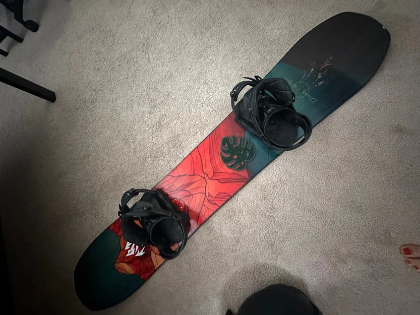 Miếng dán chống trượt ván trượt tuyết hình lá Monstera - Image 3