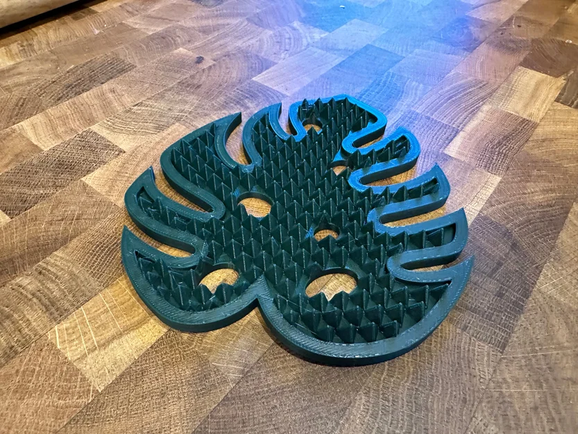 Miếng dán chống trượt ván trượt tuyết hình lá Monstera - Image 4