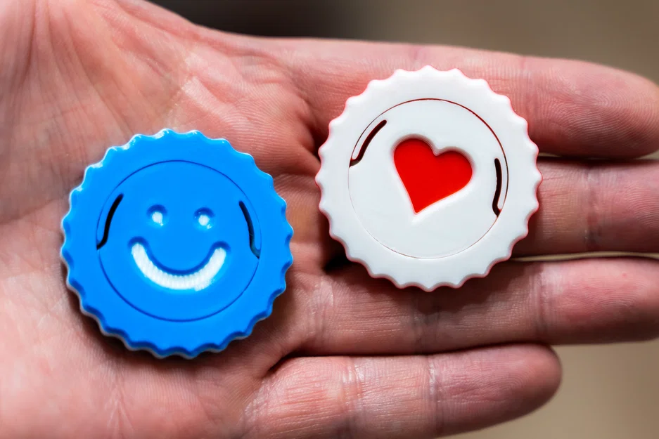 Bánh xe Fidget Clicker (In liền khối) - Image 1