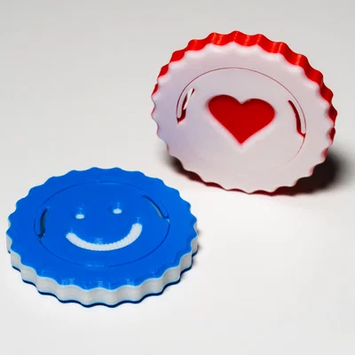Bánh xe Fidget Clicker (In liền khối)