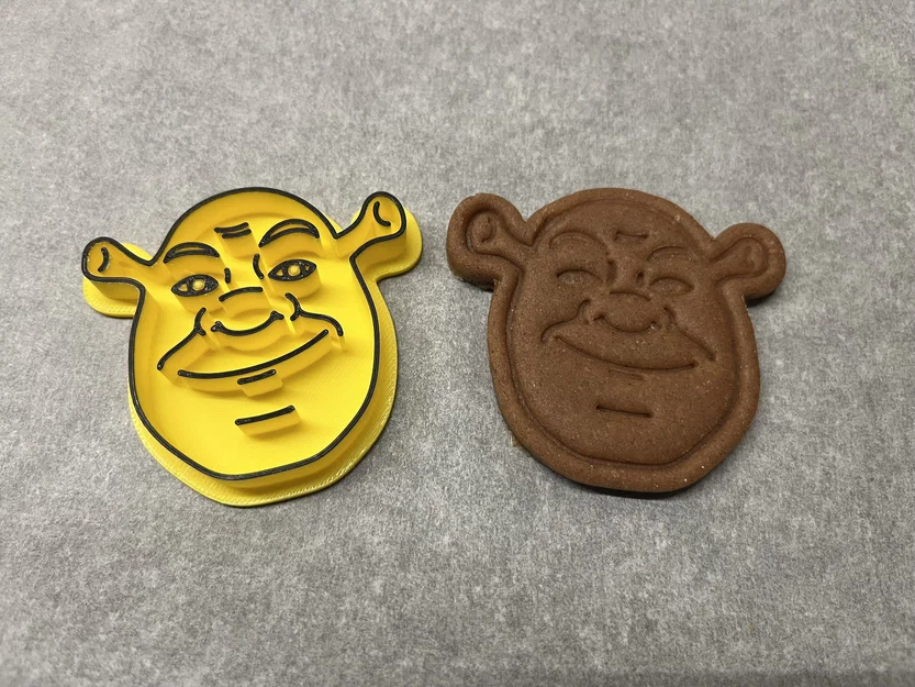 Khuôn cắt bánh quy hình đầu Shrek - Image 1