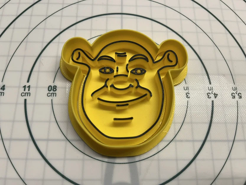 Khuôn cắt bánh quy hình đầu Shrek - Image 2
