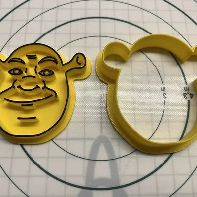 Khuôn cắt bánh quy hình đầu Shrek