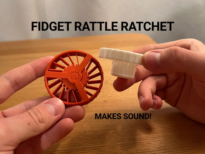 Fidget Clicker - Đồ chơi in liền khối (Print In Place) - Image 1