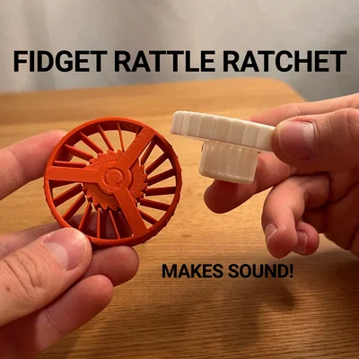 Fidget Clicker - Đồ chơi in liền khối (Print In Place)