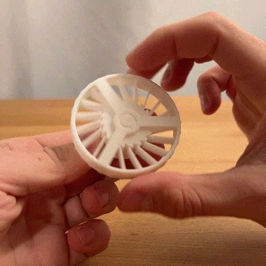 Fidget Clicker - Đồ chơi in liền khối (Print In Place)