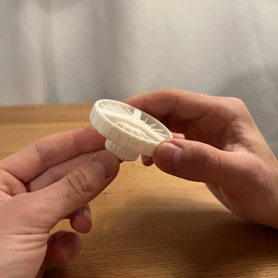 Fidget Clicker - Đồ chơi in liền khối (Print In Place)