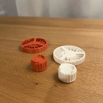 Fidget Clicker - Đồ chơi in liền khối (Print In Place)