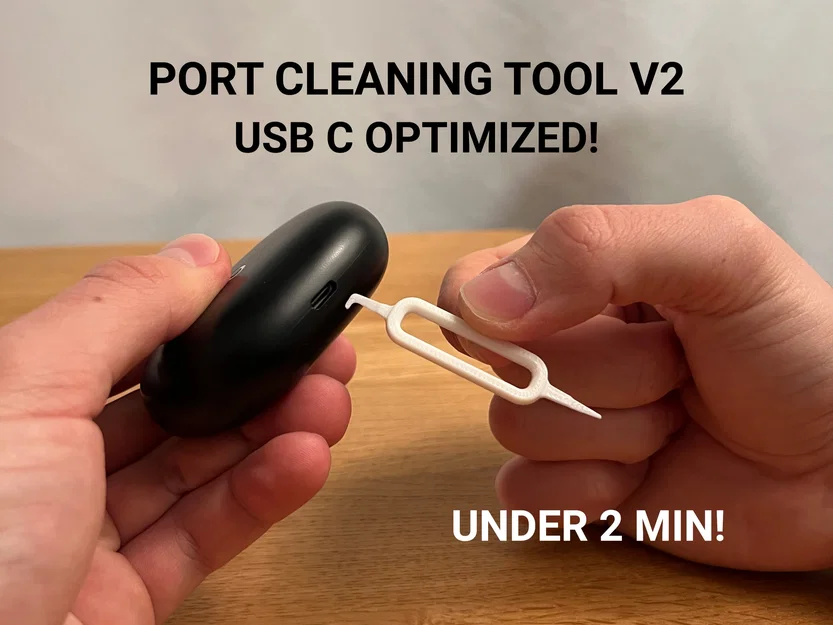 Dụng cụ vệ sinh cổng sạc - Tối ưu cho USB-C - Image 1