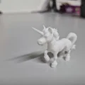 Mô hình chú kỳ lân Unicorn dễ thương cho máy in 3D - Thumbnail 1