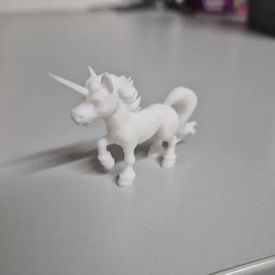 Mô hình chú kỳ lân Unicorn dễ thương cho máy in 3D