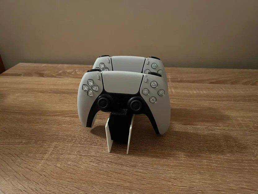 Giá đỡ tay cầm PS5 kép (Double PS5 controller stand) in 3D - Image 1