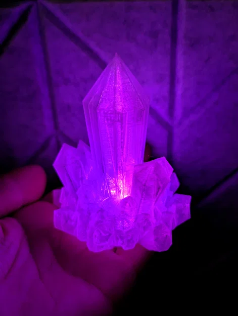 Vỏ bọc đèn trà LED hình khối pha lê - Image 3