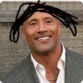 Mô hình 3D The Rock phiên bản xúc tu dreadlocks cực chất - Thumbnail 2