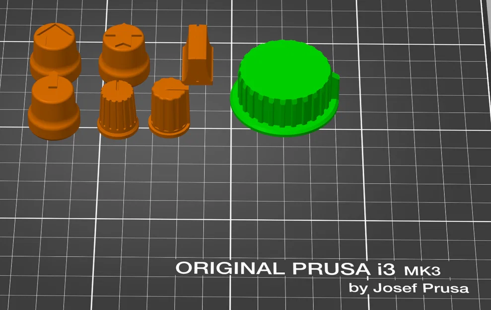 Bộ nút vặn thay thế Pioneer DJ Set Knobs (File in 3D) - Image 1