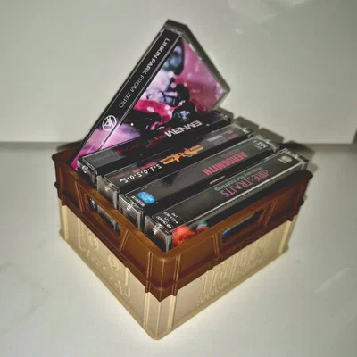 Hộp lưu trữ băng Cassette nhỏ gọn - Chứa được 5 cuốn