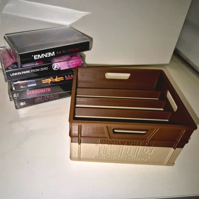 Hộp lưu trữ băng Cassette nhỏ gọn - Chứa được 5 cuốn