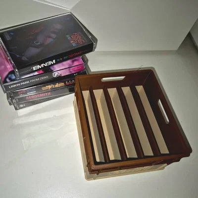 Hộp lưu trữ băng Cassette nhỏ gọn - Chứa được 5 cuốn