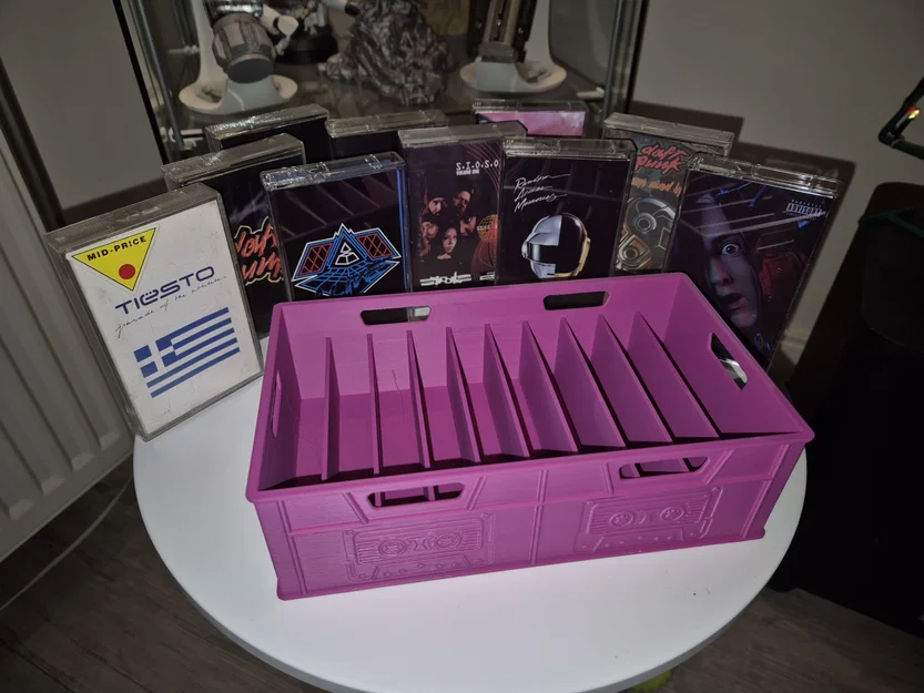 Hộp Đựng Băng Cassette Nhỏ Gọn - Sức Chứa 10 Cuộn - Image 4