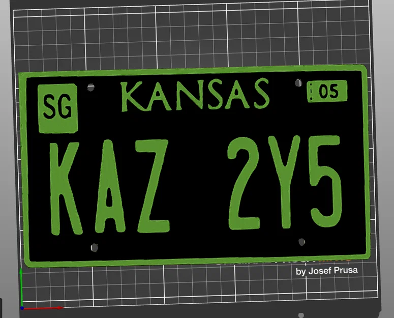 Mô hình biển số xe Supernatural KAZ 2Y5 trang trí cực chất - Image 3