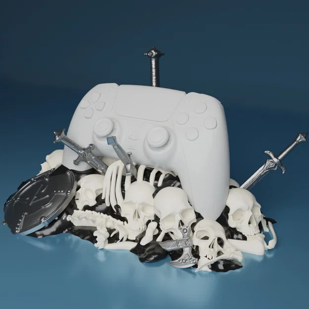 Giá đỡ tay cầm Playstation DualSense phong cách Trung Cổ - Image 1