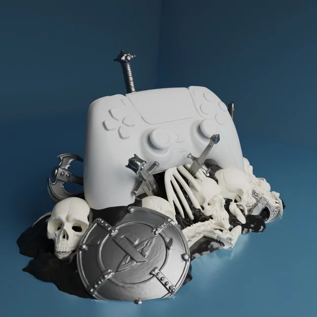 Giá đỡ tay cầm Playstation DualSense phong cách Trung Cổ - Image 2