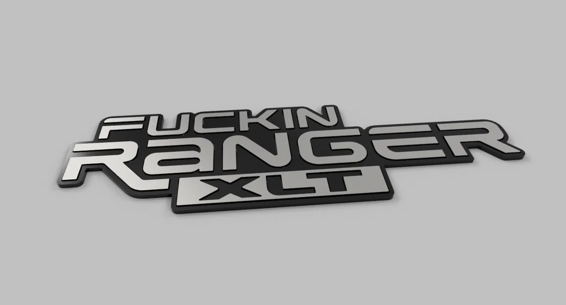 Tem thay thế "F*CKIN RANGER XLT" cho xe bán tải - Image 1