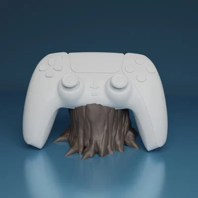 Giá đỡ tay cầm PS5 hình gốc cây độc đáo trang trí bàn game