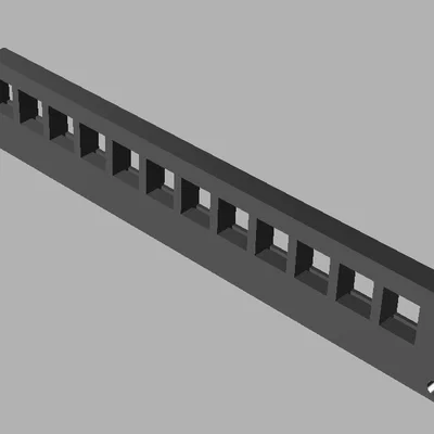 Patch panel 12 cổng cho tủ rack 10 inch