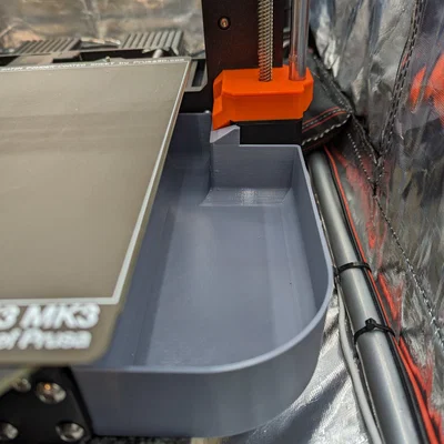 Khay đựng cho Prusa MK4/MK4S - Có nắp che phụ kiện, kẹp kép và nắp đậy mới