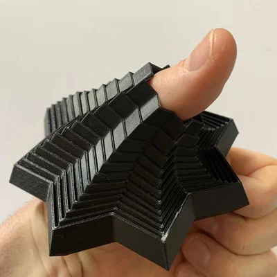 Ngôi sao Fidget Fractal (tác giả chuuckaduuck)