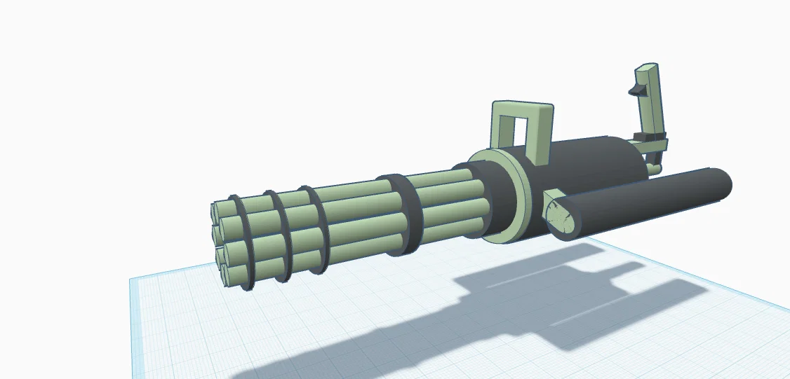 Mô hình súng Gatling mini (Mini gun) - Thiết kế in 3D độc đáo - Image 1