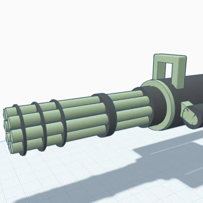 Mô hình súng Gatling mini (Mini gun) - Thiết kế in 3D độc đáo