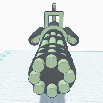 Mô hình súng Gatling mini (Mini gun) - Thiết kế in 3D độc đáo
