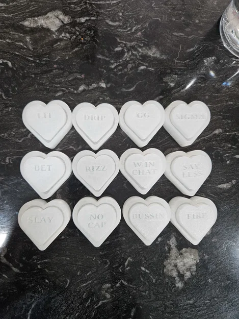 Trái tim Fidget Clicker 3D - Món quà Valentine cực chất - Image 2