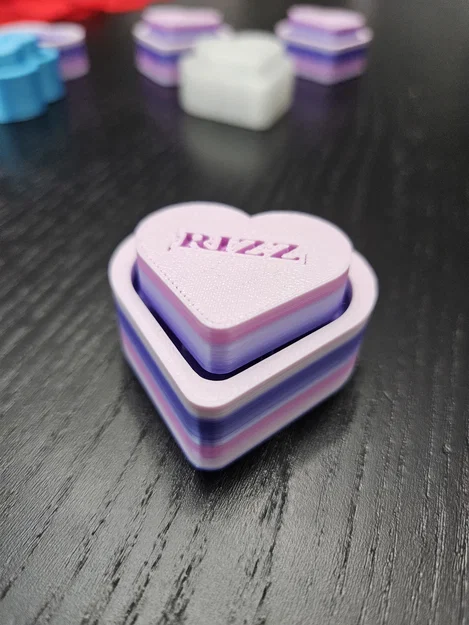 Trái tim Fidget Clicker 3D - Món quà Valentine cực chất - Image 3