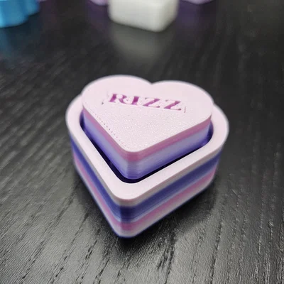 Trái tim Fidget Clicker 3D - Món quà Valentine cực chất