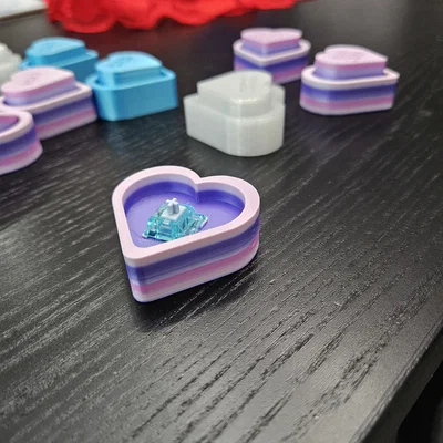 Trái tim Fidget Clicker 3D - Món quà Valentine cực chất